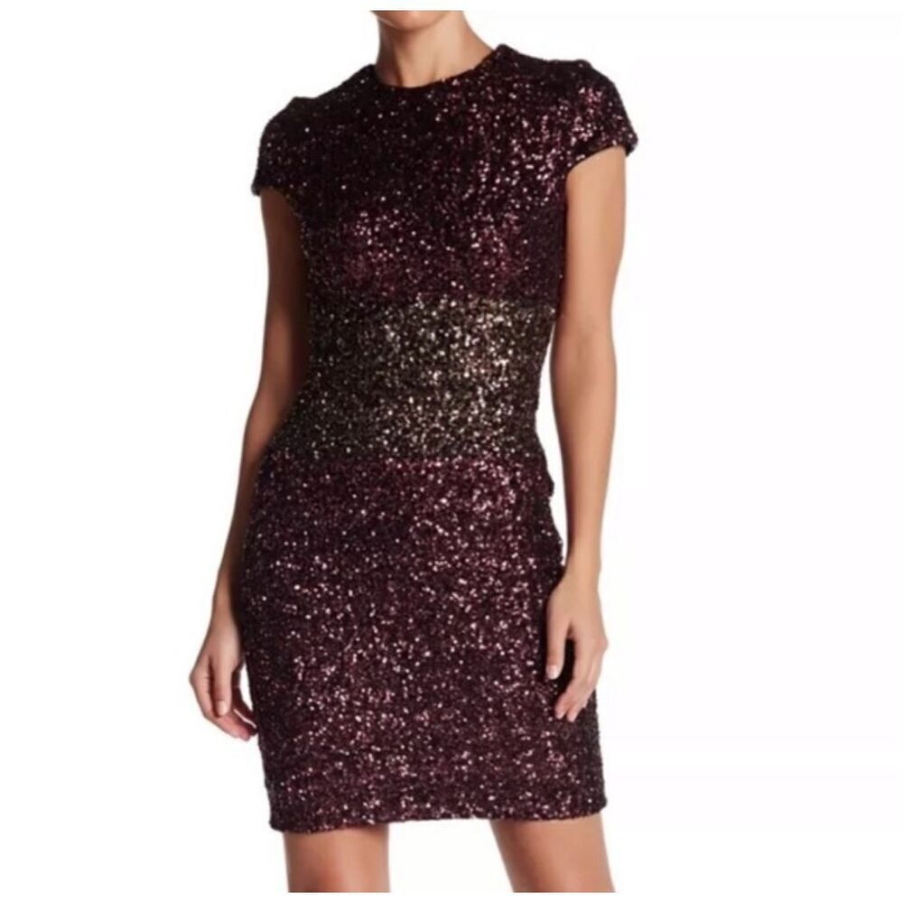 Dress the Population Dimension Sequin Cocktail Dress Women's Medium